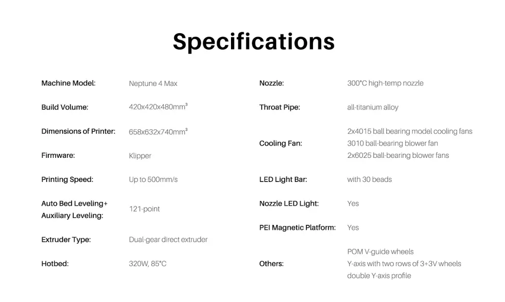 ELEGOO Neptune 4 Max FDM 3D Printer By NT Innovation Group